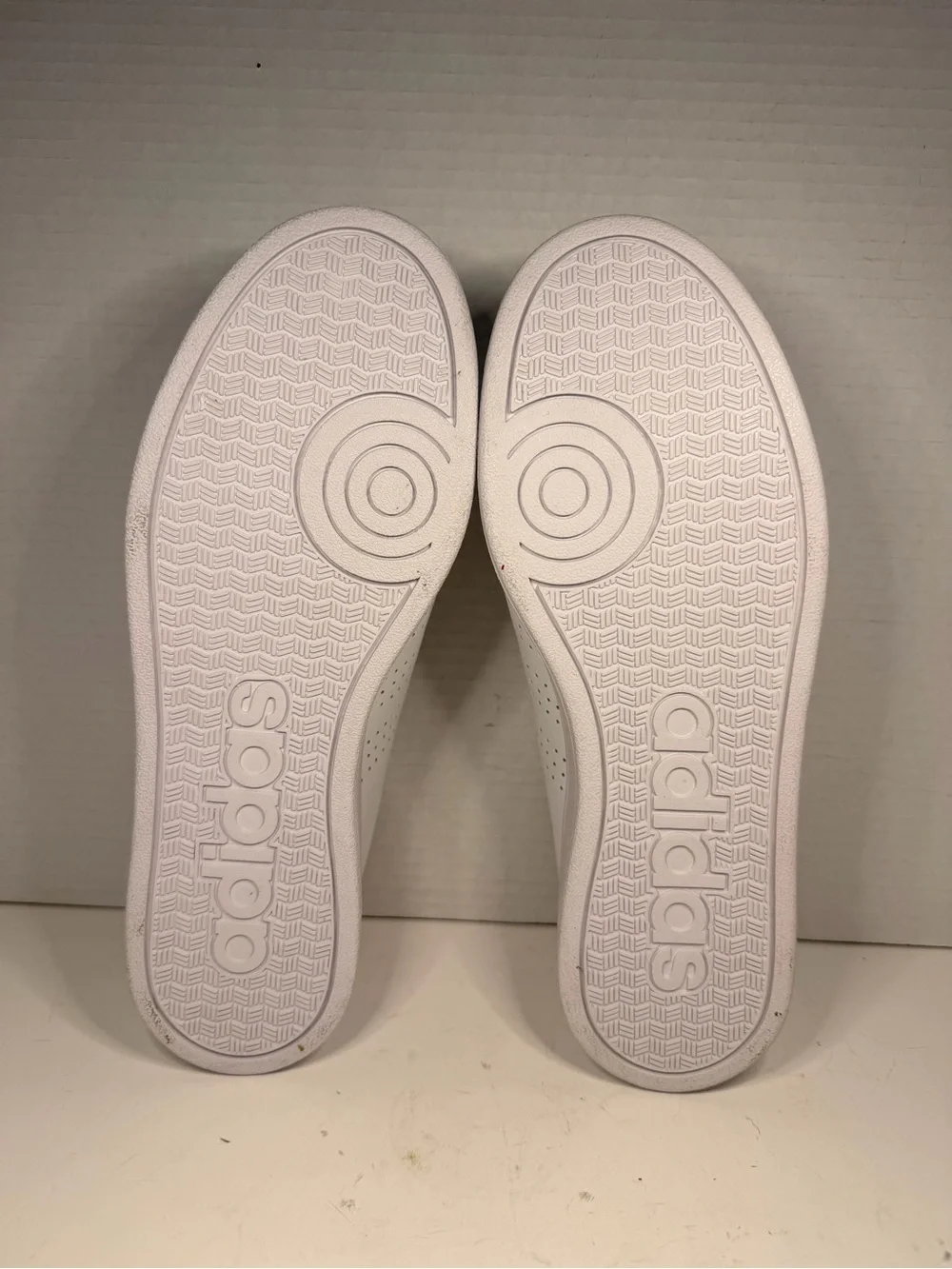 Adidas Advantage Clean White Court Sneakers Shoes Size 9.5